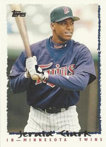 1995 Topps Traded and Rookies #118T Jerald Clark NM-MT  Minnesota Twins 