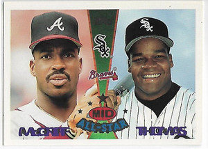 1995 Topps Traded and Rookies #156T Frank Thomas/Fred McGriff AS NM-MT  Chicago White Sox/Atlanta Braves 