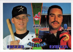 1995 Topps Traded and Rookies #157T Craig Biggio/Carlos Baerga AS NM-MT  Houston Astros/Cleveland Indians 