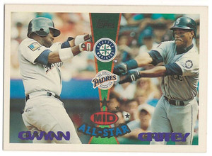 1995 Topps Traded and Rookies #160T Ken Griffey Jr./Tony Gwynn AS NM-MT  Seattle Mariners/San Diego Padres 