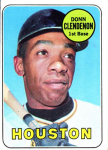 1969 Topps #208a Donn Clendenon VG Houston Astros 