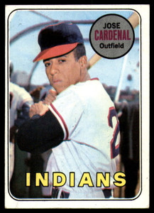 1969 Topps #325 Jose Cardenal VG Cleveland Indians 