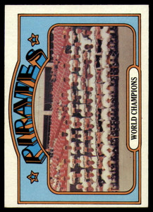 1972 Topps #1 World Champions Pirates VG Pittsburgh Pirates 