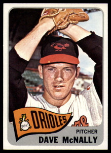 1965 Topps #249 Dave McNally VG  Baltimore Orioles 