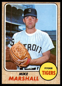 1968 Topps #201 Mike Marshall VG RC Rookie Detroit Tigers 