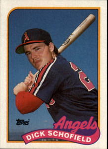 1989 Topps #477 Dick Schofield NM-MT California Angels 