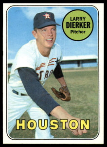 1969 Topps #411 Larry Dierker VG Houston Astros 