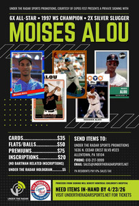 Moises Alou Autograph Baseball Cards