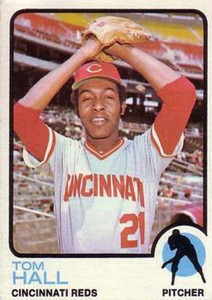 1973 Topps #8 Tom Hall VG Cincinnati Reds 