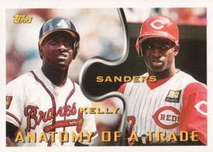 1994 Topps Traded #103T Deion Sanders/Roberto Kelly NM-MT  Cincinnati Reds/Atlanta Braves 