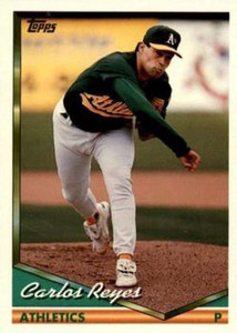 1994 Topps Traded #128T Carlos Reyes NM-MT  RC Rookie Oakland Athletics 