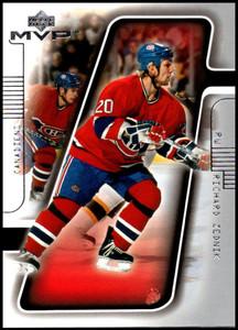 2001-02 Upper Deck MVP #101 Richard Zednik NM-MT  Montreal Canadiens 