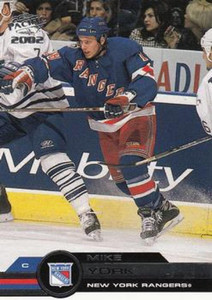2001-02 Pacific #268 Mike York NM-MT New York Rangers 