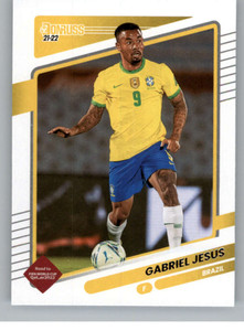 2021-22 Donruss Road to Qatar #22 Gabriel Jesus NM-MT Brazil 