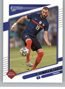 2021-22 Donruss Road to Qatar #64 Karim Benzema NM-MT France 