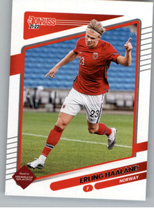 2021-22 Donruss Road to Qatar #100 Erling Haaland NM-MT Norway 