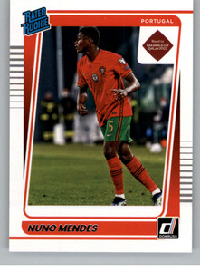 2021-22 Donruss Road to Qatar #192 Nuno Mendes NM-MT RC Rookie Portugal 