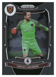 2021-22 Panini Prizm Premier League #226 Lukasz Fabianski NM-MT West Ham United 