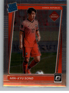 2021-22 Donruss Road to Qatar Optic #189 Min-kyu Song NM-MT RC Rookie Korea Republic 