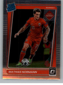 2021-22 Donruss Road to Qatar Optic #180 Mathias Normann NM-MT RC Rookie Norway 