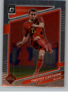2021-22 Donruss Road to Qatar Optic #14 Timothy Castagne NM-MT Belgium 