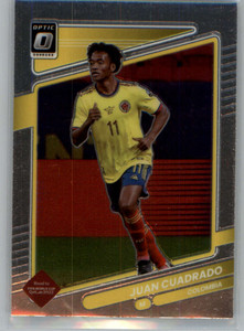 2021-22 Donruss Road to Qatar Optic #28 Juan Cuadrado NM-MT Colombia 