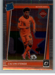 2021-22 Donruss Road to Qatar Optic #186 Calvin Stengs NM-MT RC Rookie Netherlands 
