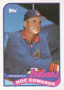 1989 Topps #534 Doc Edwards MG NM-MT Cleveland Indians 