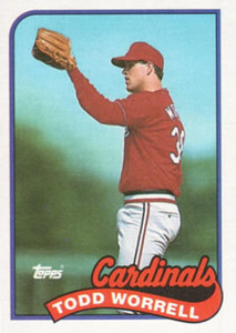 1989 Topps #535 Todd Worrell UER NM-MT St. Louis Cardinals 
