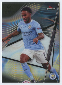 2020-21 Topps Finest UEFA Champions League #74 Raheem Sterling NM-MT  Manchester City FC 