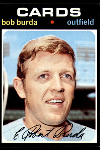 1971 Topps #541 Bob Burda VG St. Louis Cardinals 