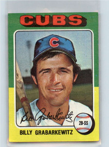 1975 Topps #233 Billy Grabarkewitz VG Chicago Cubs 