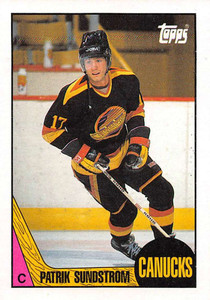1987-88 Topps #34 Patrik Sundstrom VG  