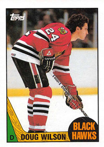 1987-88 Topps #14 Doug Wilson VG  Chicago Blackhawks 