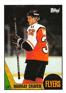 1987-88 Topps #22 Murray Craven VG  Philadelphia Flyers 