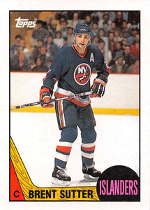 1987-88 Topps #27 Brent Sutter VG  