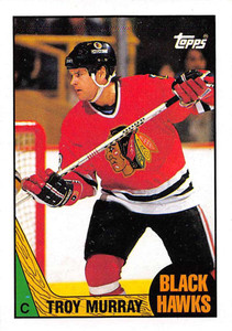 1987-88 Topps #74 Troy Murray VG  Chicago Blackhawks 