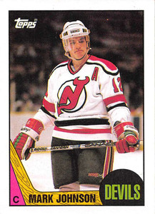 1987-88 Topps #101 Mark Johnson VG  New Jersey Devils 