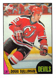 1987-88 Topps #116 Doug Sulliman VG  New Jersey Devils 