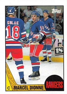 1987-88 Topps #129 Marcel Dionne VG  
