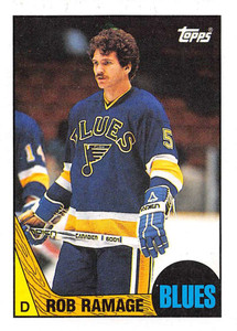 1987-88 Topps #160 Rob Ramage VG  St. Louis Blues 