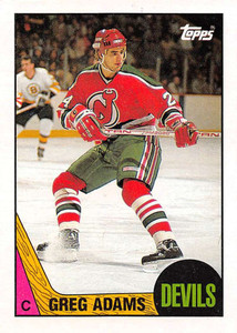 1987-88 Topps #135 Greg Adams VG  