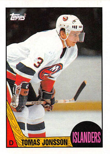 1987-88 Topps #190 Tomas Jonsson VG  New York Islanders 