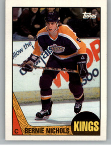 1987-88 Topps #183 Bernie Nicholls VG  Los Angeles Kings 