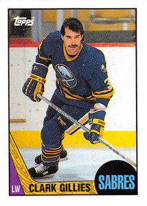 1987-88 Topps #96 Clark Gillies VG  Buffalo Sabres 
