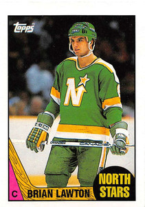 1987-88 Topps #145 Brian Lawton VG  RC Rookie Minnesota North Stars 