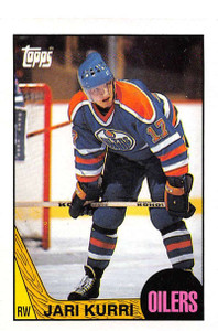 1987-88 Topps #148 Jari Kurri VG  Edmonton Oilers 