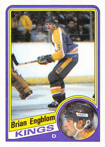 1984-85 Topps #65 Brian Engblom VG  Los Angeles Kings 