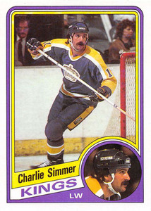 1984-85 Topps #69 Charlie Simmer VG  Los Angeles Kings 