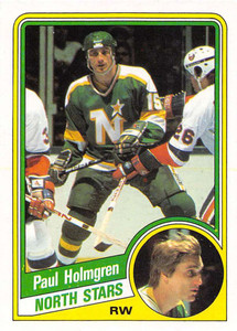 1984-85 Topps #74 Paul Holmgren VG  Minnesota North Stars 